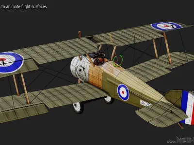 Sopwith Camel F1 3D model