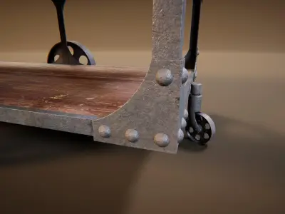 Coffee Table 8 Low-poly 3D model