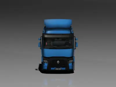 Renault T Range Evolution Low Poly Low-poly 3D model