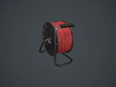 Extension Cable Low-poly 3D model