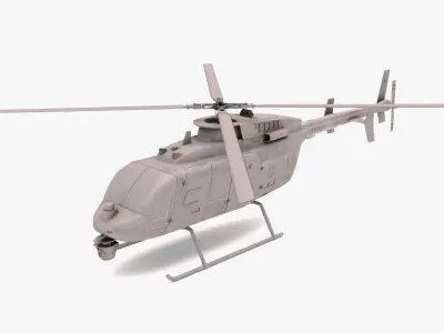 Fire Scout MQ-8C 3D model