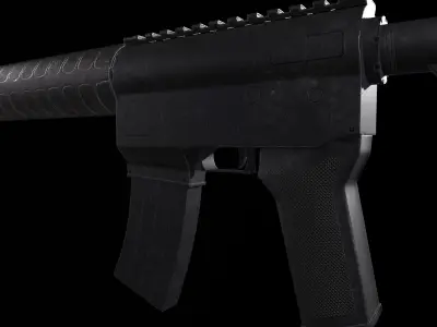 Low poly weapon Low-poly 3D model