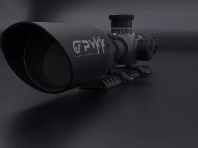  sniper scope 3D model