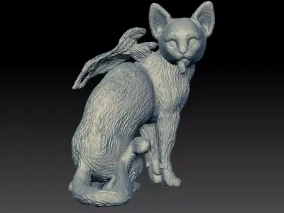 CAT DEATH STRANDING 2 ON THE BEACH 3D model