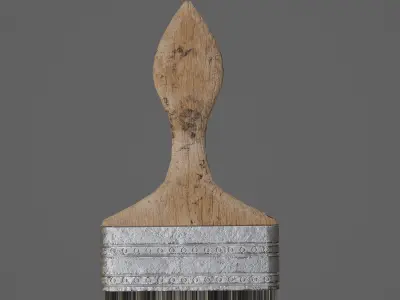Paint Brush Game Ready Model Low-poly 3D model