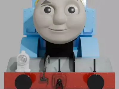 Thomas and friend Big World Big Adventures CGI 3D RIGGED Free 3D model
