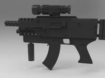  MACHINE GUN 3D model purchase