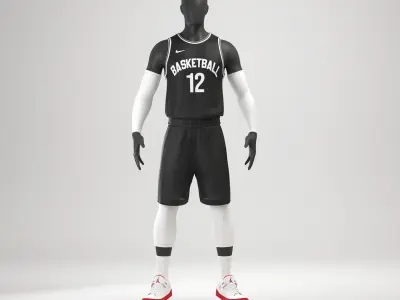 Basketball Uniform 3D model