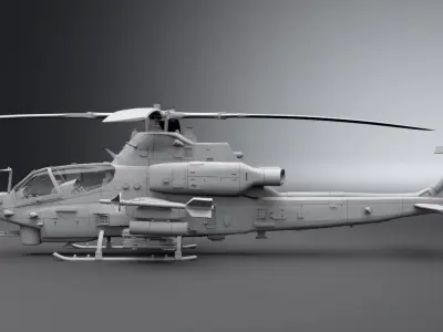 Ah1z Viper Scale model  3D print model