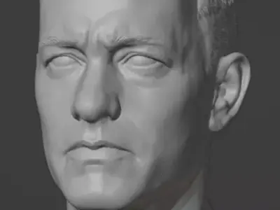 Forrest Gump Head - Tom Hanks 3D print model