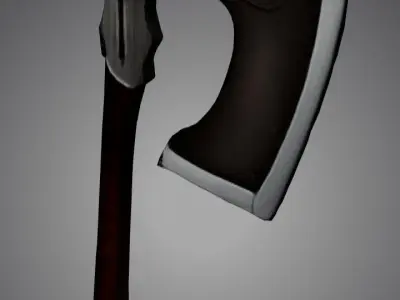 Retro Axe 3D model