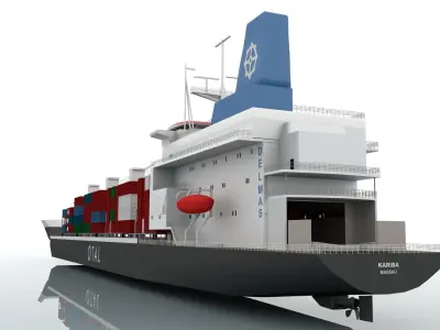 Kariba Ship 3D model