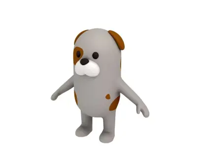 Cartoon Dog 3D model get