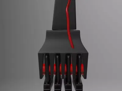 LEG OF A ROBOT Free 3D model