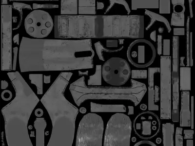 Revolver 3d model 3D model