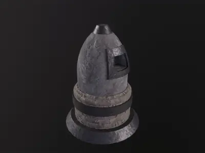 Medieval Furnace 3D Model Low-poly 3D model