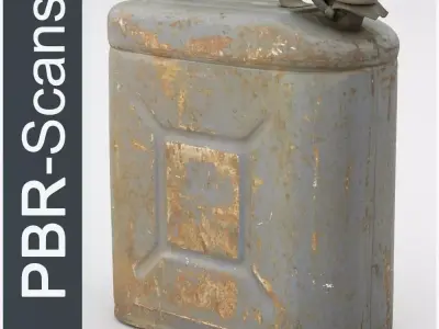 Jerry Can Middle Poly 3D model