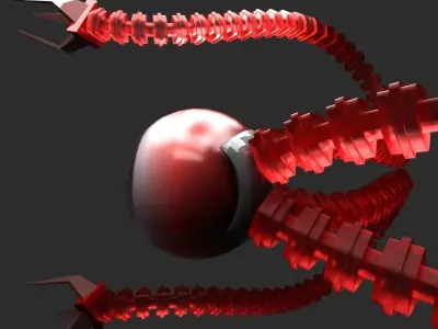 the evil eye Low-poly 3D model