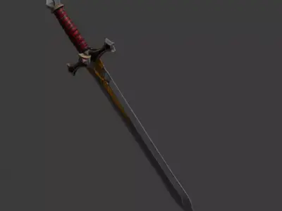 fantasy sword 3D model order