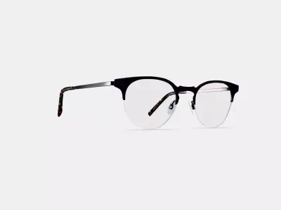 Symonds Eyeglasses in Carbon 3D model