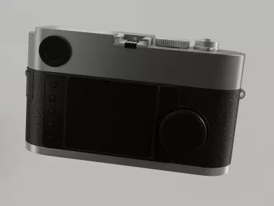 3D model Leica M9 silver 3D model