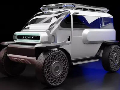 2023 Toyota Baby Lunar Cruiser Concept 3D model