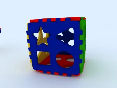 Toy Shape Sorter Box 3D model purchase