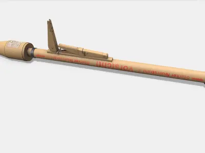 Panzerfaust 150M Anti-tank Rocket Launcher Low-poly PBR Low-poly 3D model