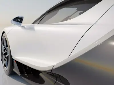 Bugatti Tourbillon 2024 High Detail Game Ready Cinematic Low-poly 3D model