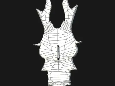 Shield fantasy 3D model