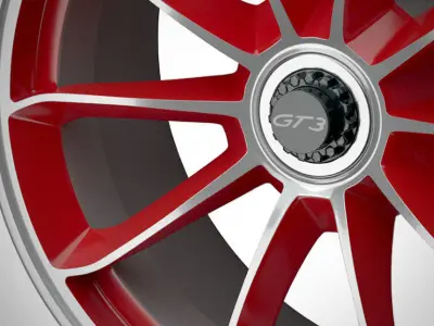Photorealistic Sport Car Rim Free 3D model