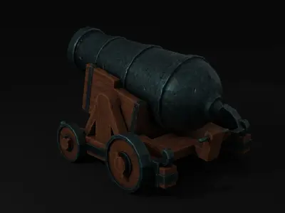 3D Cannon  3D model