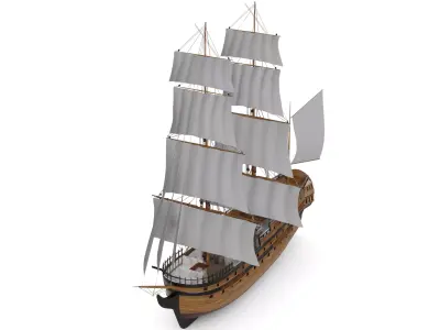 Sailboat 3D model
