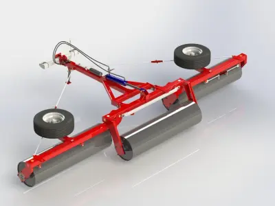 WG 0001 - grassland roller 3D model