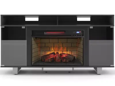 Electric Fireplace Free 3D model purchase