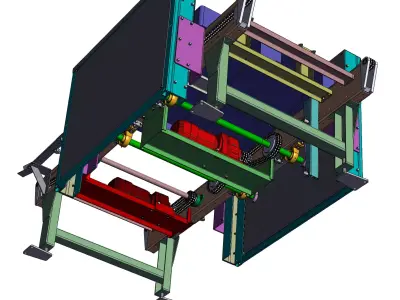 Pallet stacking machine 3D model