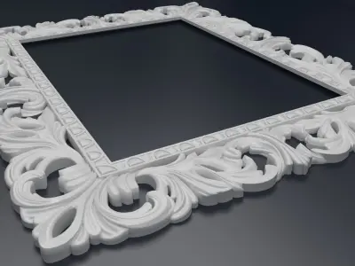 classical frame for painting or mirror 3D model