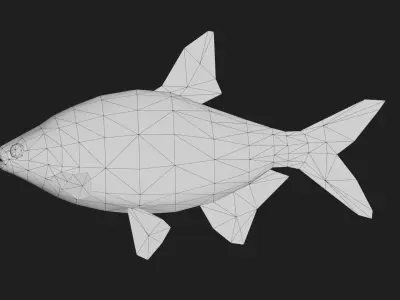 Bream Low-poly 3D model purchase