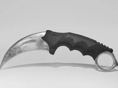 Kerambit knife model Free 3D model