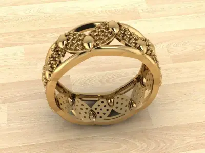 Engagement Ring  17 3D print model