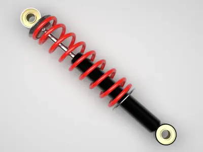 Car Shock Absorber 3D model by erikyavrumyan