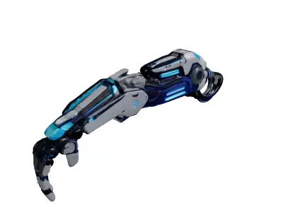 Futuristic Cybernetic Arm 3D model