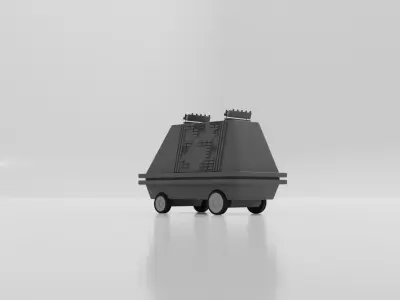 MSE-6 Mouse Droid Low-poly 3D model