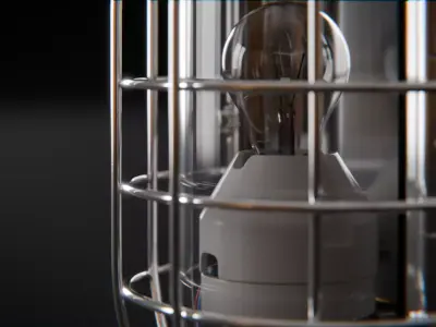 Bunker Light 3d Model 3D model