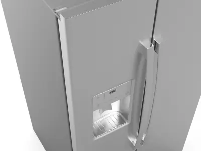 GE Side by Side Refrigerator GSS25IYNFS 3D model