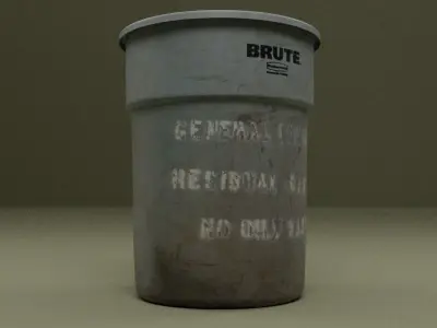 Trash Can 3D model buy