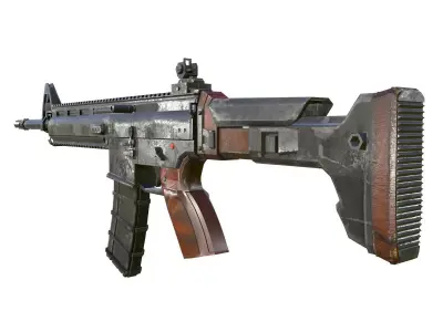 Ruger SR-556 Takedown Rifle 3D model