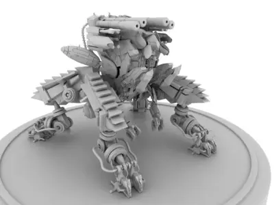 Robot war IV 3D model