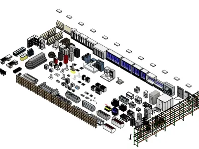 SUPERMARKET  3D model purchase