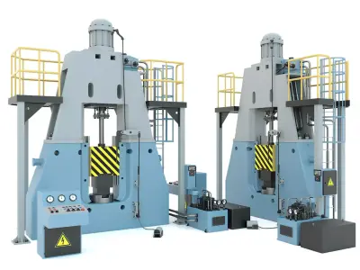 Industrial machine tool - MA2145 Forging hammer press-stamping 3D model